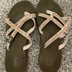 Teva Earthy Tone Crisscross Sandals